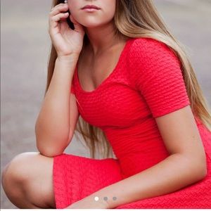 Vibrant but casual red dress!!❤️😍